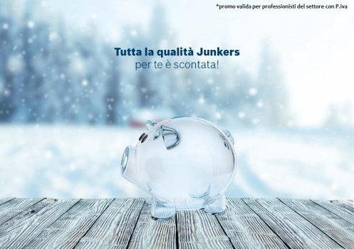 Iniziativa Con il 2016 fioccano le offerte per gli installatori Club Junkers!