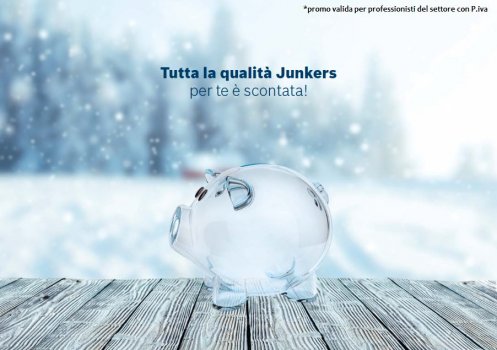 Iniziativa “Con il 2016 fioccano le offerte per gli installatori Club Junkers!”