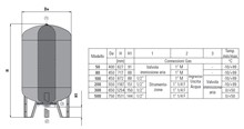 VASO MEMB.ZINC.PED LT.100 VT