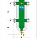 SEPARATORE IDRAULICO DN250 C/ISOLAM.