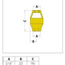 IMBUTO SCARICO DIRITTO 1'1/2