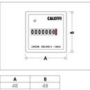 CONTAORE A CINQUE CIFRE 230 V.