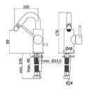 MISC.BIDET LIGHT CANNA GIR.