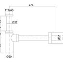 SIFONE A BOTTIGLIA D.1.1/4" B.CO OP.