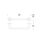PORTASALVIETTE CROMO SERIE BASIC PORTASALVIETTE CROMO SERIE BASIC