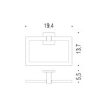 P/SALVIETTE AD ANELLO CROMO BASIC Q P/SALVIETTE AD ANELLO CROMO BASIC Q
