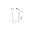 PORTAROTOLO VERTICALE SERIE BASIC Q
