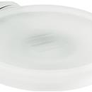 PORTA SAPONE CROMO/VETRO ACID.