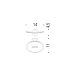 PORTASAPONE AD INCOLLO ZIRCONIUM SS