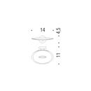 PORTASAPONE AD INCOLLO ZIRCONIUM SS
