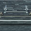 PORTASALVIETTE CM.48,5 ZIRCONIUM SS