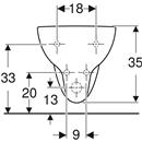 BIDET SOSPESO COLIBRI' BIANCO