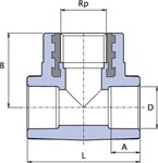 T FILETT/FEMM PP GREEN 1/2X20 T FILETT/FEMM PP GREEN 1/2X20